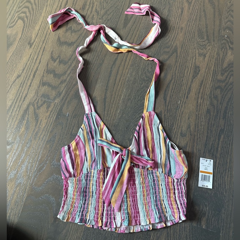 Cute colorful crop top